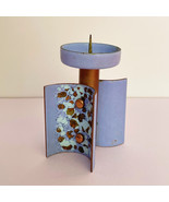 1970s Candlestick Candle Holder Candleabra COPPER ENAMEL OOAK! - €90,91 EUR