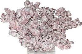 Sculpture Banacle Coral Creation Light Pink Acrylic Handmade Hand-C - $1,799.00
