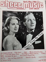 Bing Crosby Grace Kelly Sheet Music Magazine April/May 1982 Exodus Barry... - £4.61 GBP