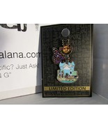 Hard Rock Cafe Collector Pin Back Butterfly Guitar 2017 Atlantic City NJ - $19.75