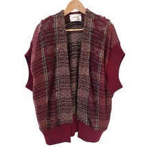 NWT Lagenlook Handwoven Women Wool Open Sweater Bohemian Sleeveless Beac... - $2,758.75 MXN