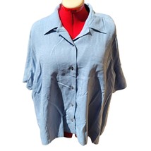 Pusser’s West Indies 100% Silk Blue Shirt and Capri Pants Size 3x (?) - £37.68 GBP