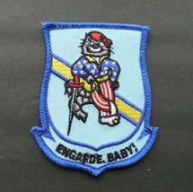 Navy F-14 Tomcat Engarde Baby Embroidered Patch 2.6 X 3.25 Inches Topgun - £4.50 GBP