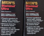 (2) GNC Mens Staminol ULTRA 60ct x2 BB 5/24 Sexual Health Vitality Perfo... - $59.39