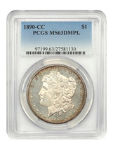 1890-CC $1 Pcgs MS63DMPL - £2,094.52 GBP