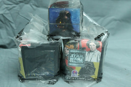 Lot of 3 Vintage Taco Bell Star Wars Kids Meal Toys -Unopened #6 - £19.46 GBP