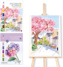 Paint with Water Coloring Book DIY Watercolor Painting Set 2 Pack Art Craft Trav - £24.55 GBP