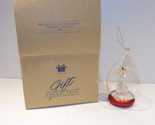 Avon Spun Glass Tree Ornament Very Nice In Box 1999 Red - $17.98