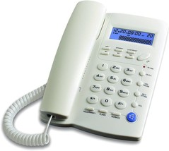 Desk Phone Only (Off-White) Ornin Y043 Corded Telephone With Speaker And - $35.94