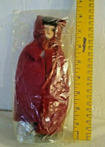 New Vintage 1985 Avon Fairy Tale Doll 8" Red Riding Hood W/Stand  - £9.51 GBP