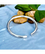 1 Pc 925 Silver Bangle, Unisex Bracelet Bangle kada , Openable Adjustable - $47.00 CAD+