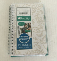 Blue sky weekly/monthly planner for Jan 2014 - Dec 2014 movie photo prop - $19.75