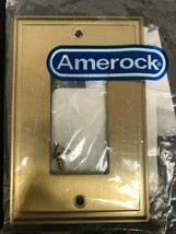 Amerock Gold 1-Gang Decorator/Rocker Wall Plate (1-Pack) - £4.74 GBP
