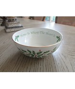 LENOX CHINA DIMENSION COLLECTION SENTIMENT BOWL HOME IS WHERE THE HEART ... - $20.07 CAD