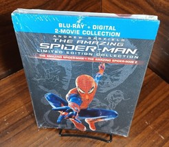 The Amazing Spider-Man 1 &amp; 2 Limited Edition Digibook (Blu-ray+Digital) NEW - £30.86 GBP