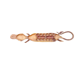 Giant Mancala Kalaha Traditional African Game Wooden Hand Carved Giant Alligator - £957.54 GBP
