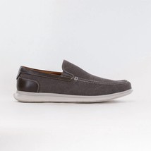 Florsheim men&#39;s montigo canvas moc toe slip on shoes in GRAY - £46.20 GBP