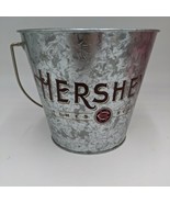 Hersheys Times Square Metal Candy Bucket Tin-From NY City  - $24.28 CAD