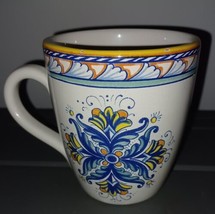 William Sonoma Made In Italy Coffee Cup Mug Mediterranean - £11.89 GBP