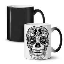 Crazy Print Skull NEW Colour Changing Tea Coffee Mug 11 oz | Wellcoda - £15.81 GBP
