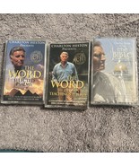 3 Charlton Heston presents 3 The Cassettes: The Word, The Bible, Psalms,... - $13.78 CAD