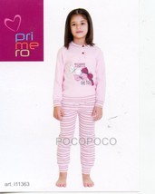 Pijama Manga Larga Niña Punto Milán Primero Art. I11363 - $23.91