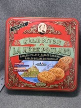 Collector Biscuit Tin Box LES Sables de LA Mere Poulard Pur Burre FRANCE Empty - £8.34 GBP