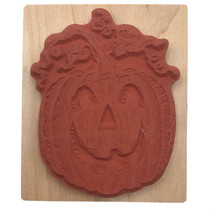 Halloween Rubber Stamp Jack-o-Lantern Pumpkin PSX F-1168 Vintage 1993 New - £15.40 GBP