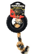 TireBiter II with Rope for Dog Toy Heavy duty Natural rubber 5&quot; Medium - £20.46 GBP