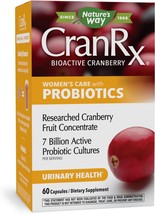Nature&#39;s Way CranRx Bioactive Cranberry with Probiotics- Supports Urinary Health - £34.00 GBP