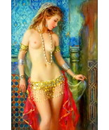 Belly Dance Girl Nudes HD Oil Painting Giclee Print Canvas - $9.49