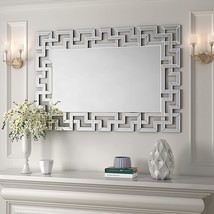 Decorative Wall Mirror - Large Rectangular Venetian Mirror For Living Room 31.5" - £360.30 GBP