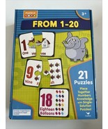 Puzzle Tots From 1-20 Learning 21 puzzles - $18.23