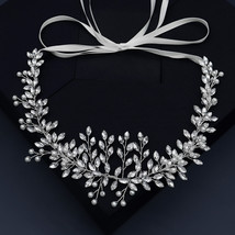 Pearl Headband, Rhinestone Hairband Headwear, Bridal Wedding Hair Accessories - £19.60 GBP