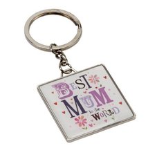 Best Mum in the World Metal &amp; Epoxy Keyring in Gift Box - £5.09 GBP