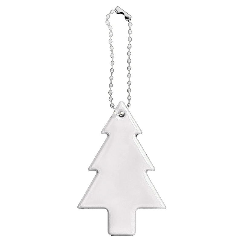 Children Safety Reflective Gear Tree Shape Pendant Keychain Reflector fo... - £64.67 GBP