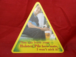 Vintage Holsten Pils Beer Coaster Lot &quot;Greezer free Zone&quot; - £23.67 GBP