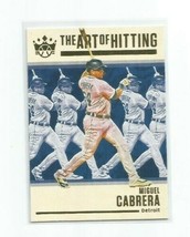Miguel Cabrera (Detroit) 2021 Panini Diamond Kings The Art Of Hitting Insert #7 - £3.92 GBP