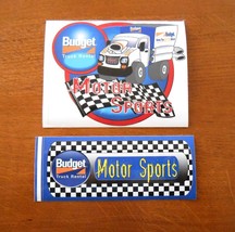 Budget Truck Rental Motor Sports Sticker Decals - £3.67 GBP