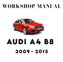 Audi A4 B8 2009 2010 2011 2012 2013 2014 2015 Service Repair Workshop Manual - £5.58 GBP