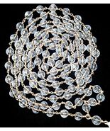 Sphatik Diamond Cutting Mala In Pure Silver - 7 mm - 108+1 beads - Lab C... - €189,88 EUR