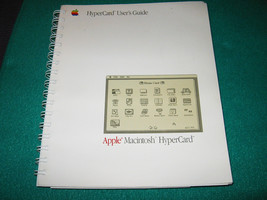 1987 Apple Macintosh HyperCard User&#39;s Guide - £5.47 GBP