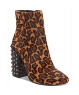Jessica Simpson Leopard Wexton Studded Block-Heel Booties Size 6 - $753.77 MXN