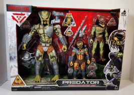 Predator Super Set Action Figures Jungle Hunter-12&quot; City Hunter-7&quot; Berserker-7&quot; - £18.30 GBP