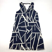 Banana Republic Sheath Knee-Length Dress Women's Medium Geometric Split ... - $24.90