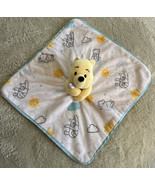 Disney Baby Winnie The Pooh Blue White Yellow Fleece Lovey Security Blan... - $12.67 CAD