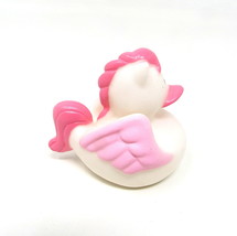 Pegasus Rubber 2&quot; Pink White Wings Horse Ducky Squirter Popular Spa Bath... - $8.50