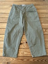 Zara Women’s Front pocket Straight Leg Jeans  Pants size 6 Green A4 - £15.95 GBP