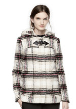 NWT Women&#39;s Thakoon for DesigNation Kohl&#39;s Plaid Hooded Flannel Coat Sz Medium - £53.97 GBP