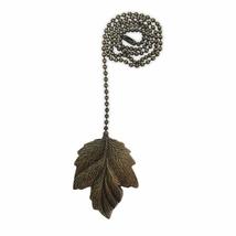 Royal Designs Celling Fan Pull Chain Extension with Leaf Designed Finial... - $21.73